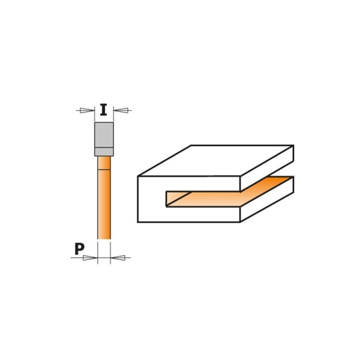 Fresa Circular para Ranuras H12.8 D47.6x3 Mango 8 923.330.11A CMT