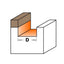 Fresa de Cortes Rectos D16x30 Mango 8 912.160.11B CMT
