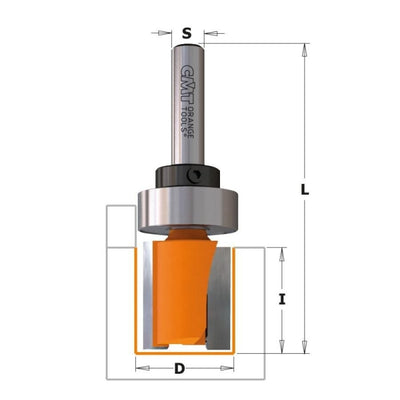 Fresa de Cortes Rectos D16x20 Mango 8 911.160.11B CMT