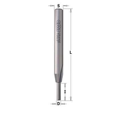 Fresa de Corte Recto para Juntas Aislantes D3x11 Mango 6 712.030.11 CMT
