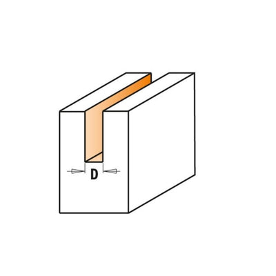 Fresa de Corte Recto para Juntas Aislantes D3x11 Mango 6 712.030.11 CMT
