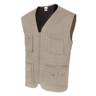 CHALECO MULTIBOLSILLO 105901 46 BEIGE VELILLA