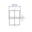 Union Para Tubo 42,4mm. E455 IAM Design