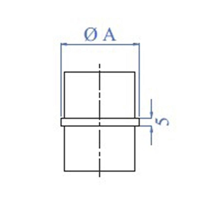 Union Para Tubo 42,4mm. E455 IAM Design