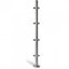 Poste 1000mmX42,4 + 5+5 Soportes Barra Redonda 90º 12mm. EM242120590  IAM Design