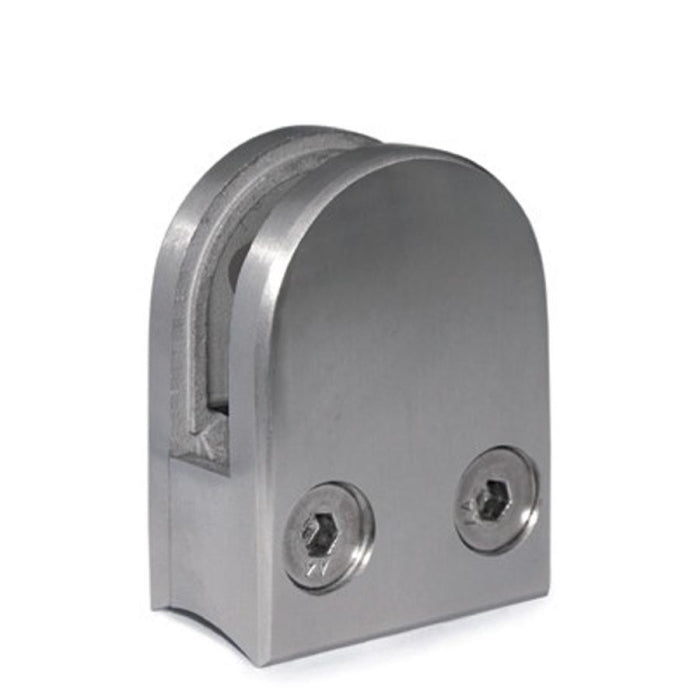Pinza Acero Vidrio Curva para Tubo de 42,4mm. E21004200 IAM Design