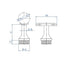 Soporte Pasamanos Tubo 42,4mm. E0102 IAM Design