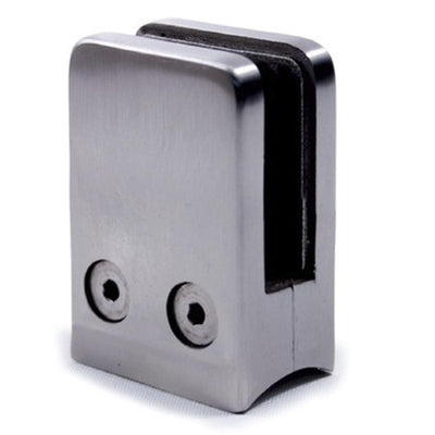 Pinza Acero Vidrio Rectangular Tubo 42,4mm. E0084 IAM Design