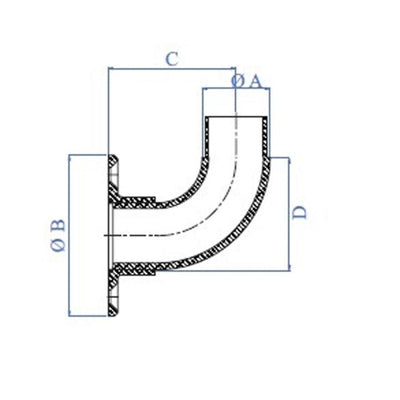 Anclaje Pasamanos Tubo 42,4mm. E456 IAM Design