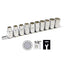 Juego Vasos 1/2" 12 Cantos 10 Piezas JBM
