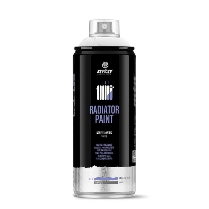 Spray Pintura Radiador Blanco 400ml MTN