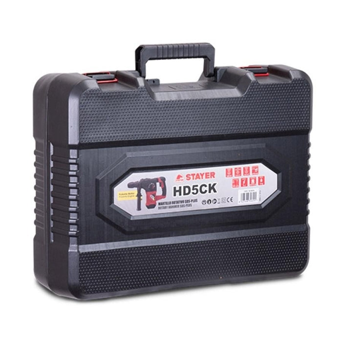 Martillo rotativo SDS-PLUS PROFESIONAL con 4 funciones HD 5 CK STAYER
