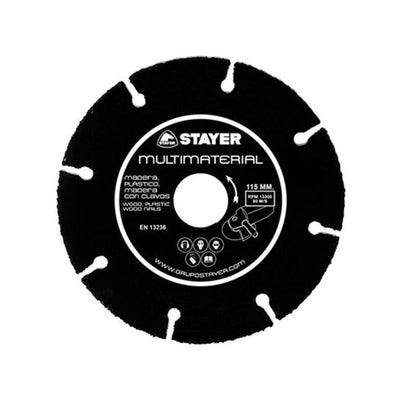 Sierra Circular Profesional de 125mm CP 125 + Disco Multimaterial STAYER