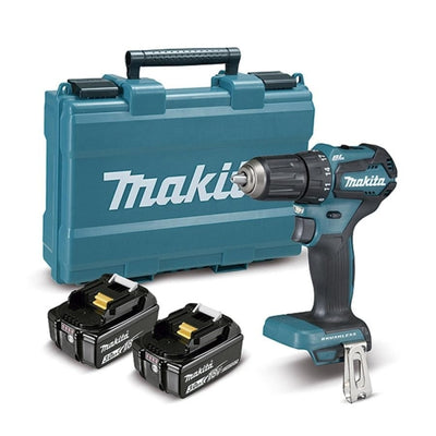Taladro Atornillador + 2 Baterías 3,0Ah + Cargador 18V DDF483RFE MAKITA