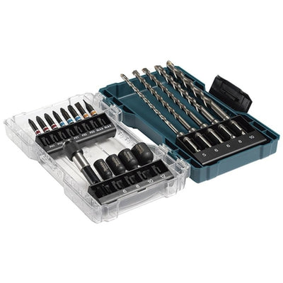 Estuche de Puntas y Brocas SDS-PLUS (18 pcs ) E-07026 MAKITA