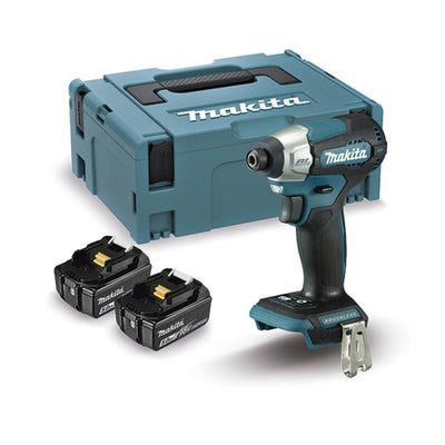 Atornillador Impacto BL 18V 140Nm 5Ah 2 bat. MakPac DTD157RTJ MAKITA