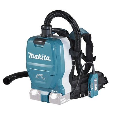 Aspirador de Mochila a Batería 18VX2 LXT AWS con Selector DVC265ZXU MAKITA