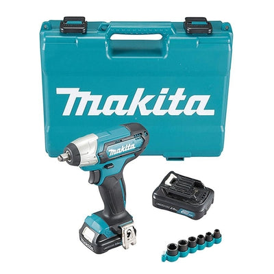 Llave de Impacto 12V CXT 140Nm + Llaves de Vaso TW140DSAEX MAKITA