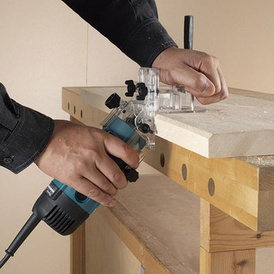 Fresadora de Cantos 6mm 530w SAR con Base Inclinable 3712 MAKITA
