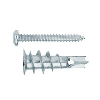 Blister Taco Zamak para Pladur + Tornillo 15x29 (4uds) INDEX