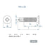 TORNILLO PVC PUNTA BROCA. 4x13 CINCADO P50M413Z