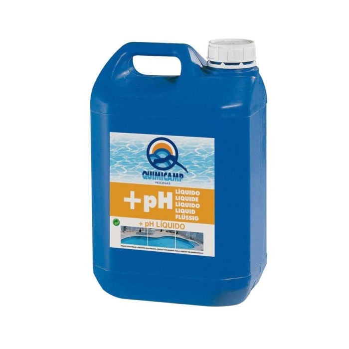 Elevador de PH Líquido para Piscinas 6 kg.  QUIMICAMP