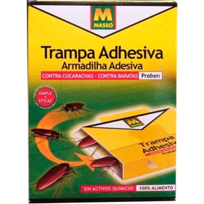 Trampa Adhesiva con Cebo para Cucarachas