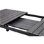 Mesa Aluminio Extensible Negra/Gris Polywood