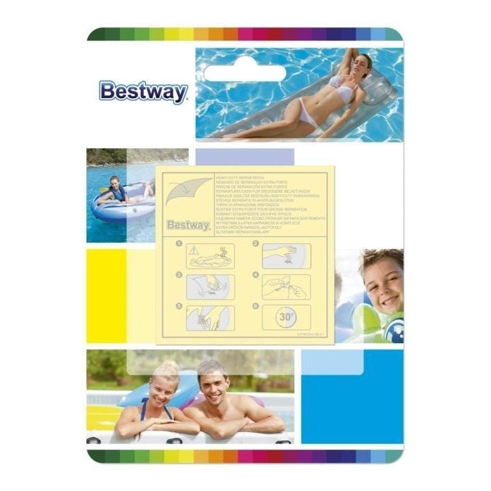 Parche Reparación Piscina Exterior 62068 BESTWAY 10 uds.