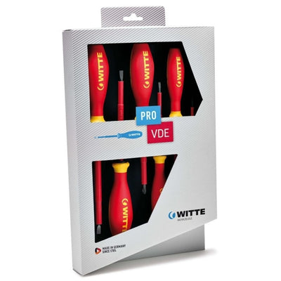 Juego Destornilladores Aislados PRO VDE WITTE 6 Piezas
