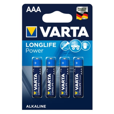 Pila LONGLIFE LR03 AAA  1,5V VARTA (Blister 4 uds.)