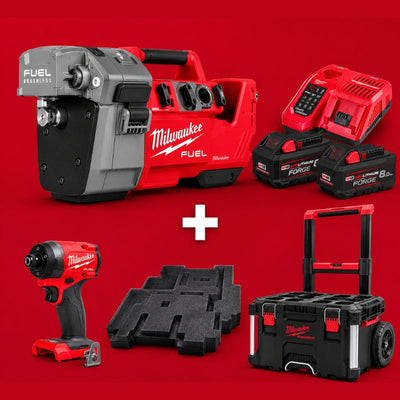 Ranuradora automática para tubos de 1 1/4" a 4" M18™ M18FRGRO114-802C MILWAUKEE