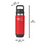 Botella Termo Roja PackOut De 710ML 4932493465 MILWAUKEE