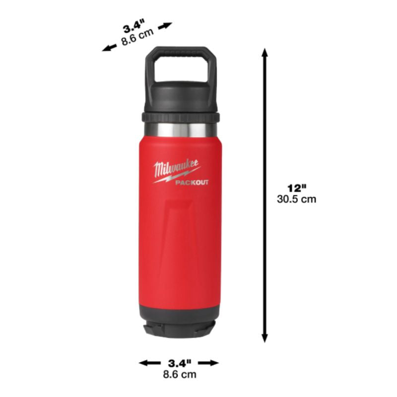 Botella Termo Roja PackOut De 710ML 4932493465 MILWAUKEE