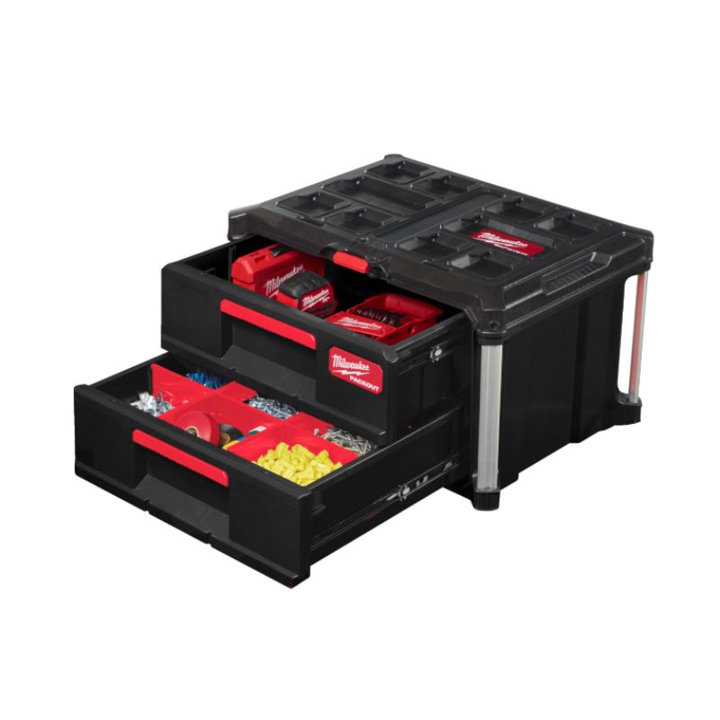 Cajonera PackOut Con 2 Cajones 4932472129 MILWAUKEE