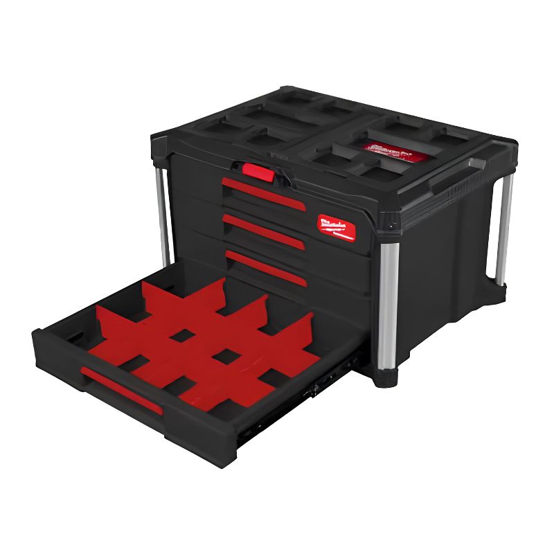 Cajonera Milwaukee PACKOUT™ con 4 cajones 4932493189