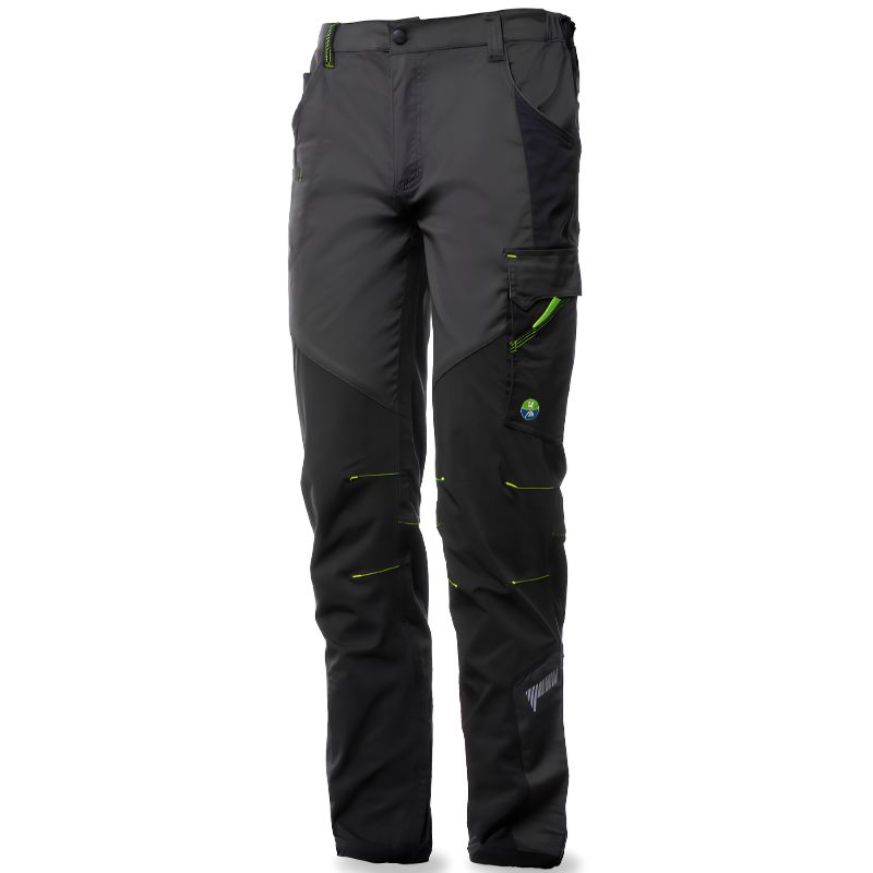 Pantalón Multibolsillos Nice Stretch Gris/Negro Marca Protección Laboral - 437350GNE