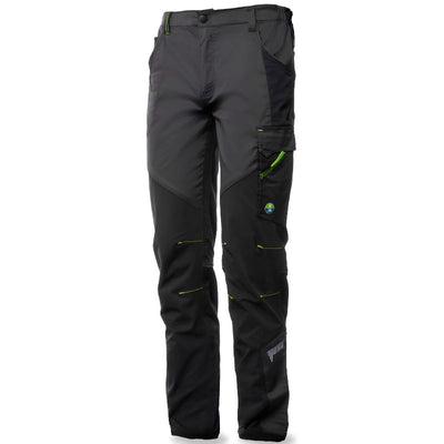 Pantalón Multibolsillos Nice Stretch Gris/Negro Marca Protección Laboral - 437350GNE