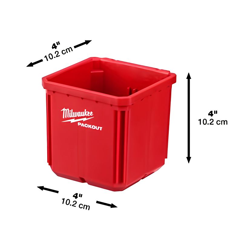 Gaveta Milwaukee PACKOUT™ 10 x 10 cm para Organización - 4932480698
