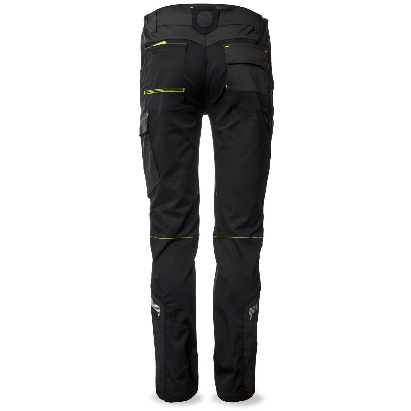 Pantalón Multibolsillos Nice Stretch Gris/Negro Marca Protección Laboral - 437350GNE