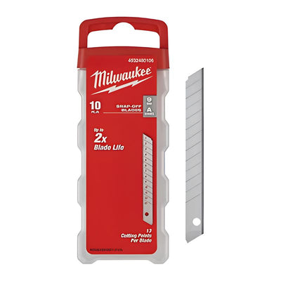RECAMBIO CUCHILLA CUTTER 9MM SERIES A 10UDS MILWAUKEE