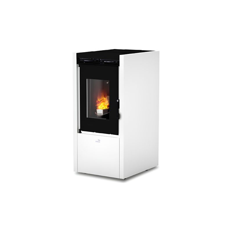 Estufa Pellet Garda 11 Blanca 10,6 kW Cointra - 23003263