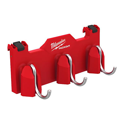 Soporte con 3 ganchos Milwaukee PACKOUT™ para cajas de herramientas - Ref. 4932498650