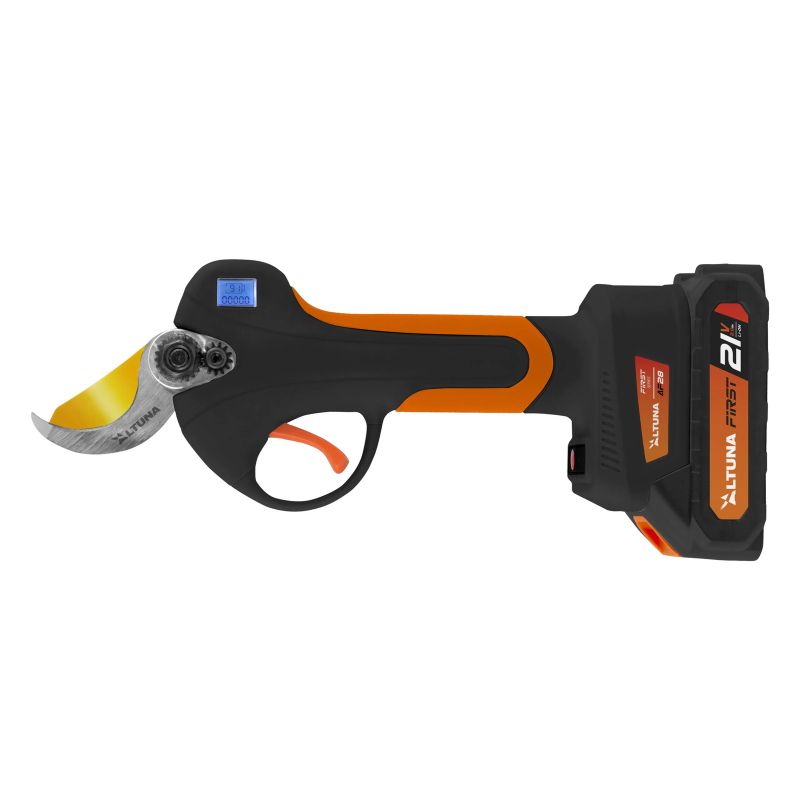 Tijera de poda a batería ALTUNA AF37 37 mm 21 V 500 W Brushless + 2 baterías 2,5 Ah