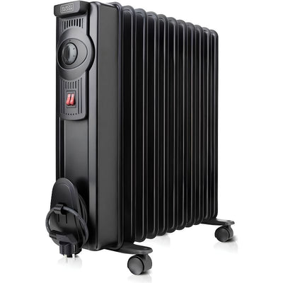 Radiador de Aceite BLACK+DECKER BXRA2000E 2000 W con Termostato Regulable