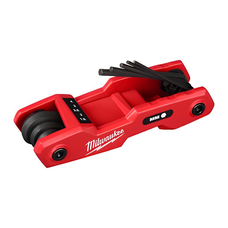 Juego de 8 Llaves Allen Plegables Milwaukee Métricas - Ref. 4932480978