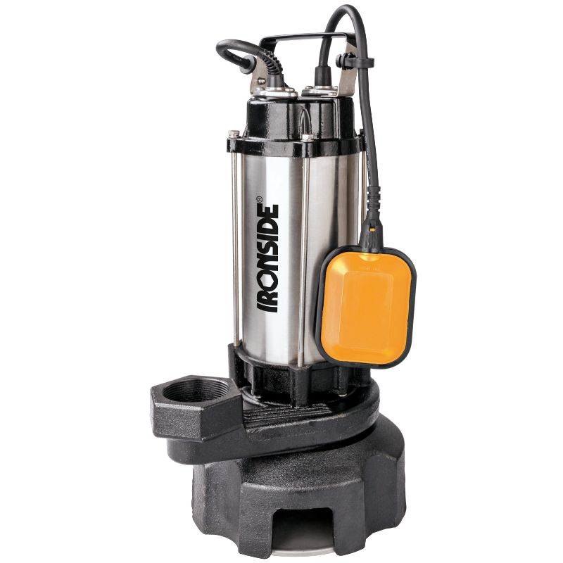 Bomba Sumergible Aguas Sucias Ironside con Triturador 800 W 16.400 l/h Inox - 23004266