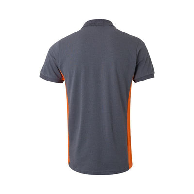 Polo Manga Corta Gris/Naranja Velilla - 105504