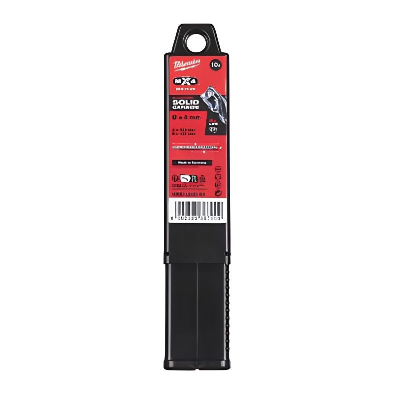 Pack 10 Brocas Milwaukee SDS-Plus MX4™ 4 Cortes 6 x 165 mm - Ref. 4932352043