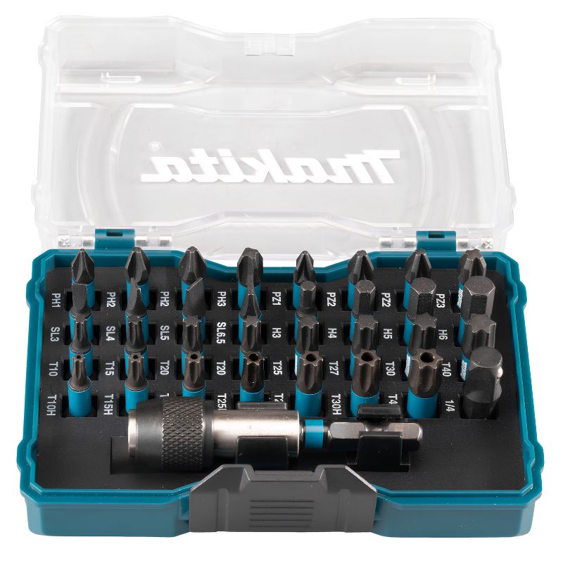 Estuche de puntas Makita Impact Black E-12441 33 piezas para atornillador de impacto